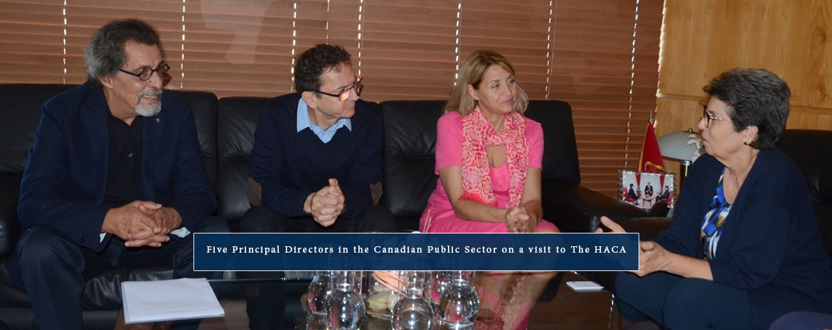 Five Principal Directors in the Canadian Public Sector on a visit to The HACA
