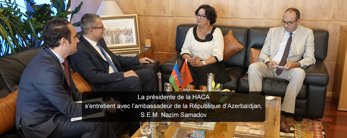 L’Ambassadeur de la République d’Azerbaïdjan SEM. Nazim Samadov reçu à la HACA