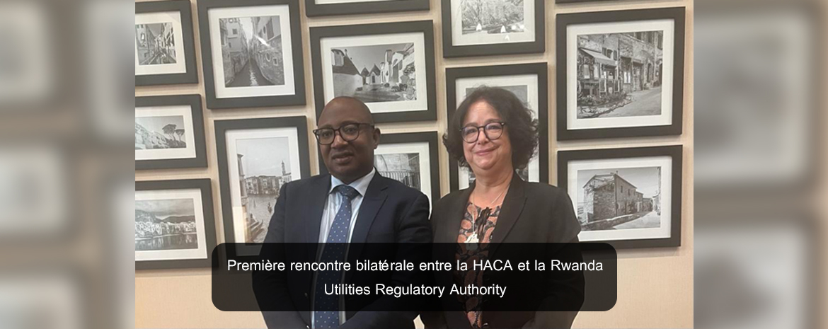 Première rencontre bilatérale entre la HACA et la Rwanda Utilities Regulatory Authority