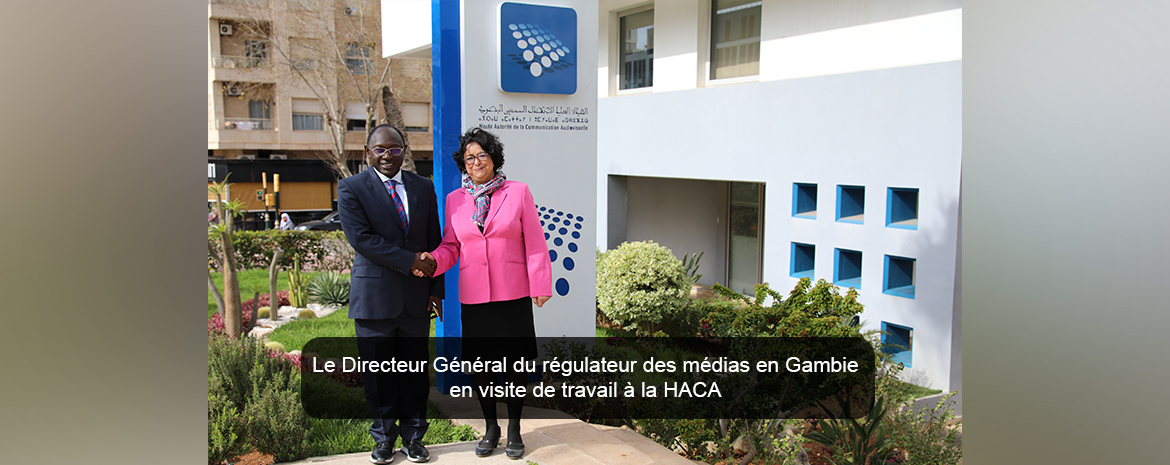 Le Directeur Général du régulateur des médias en Gambie  en visite de travail à la HACA