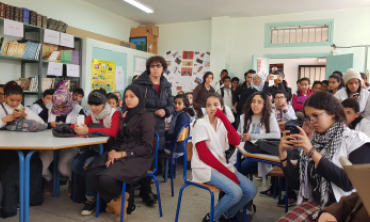 La Présidente de la HACA rencontre les élèves  du collège Imam Boukhari de Rabat 