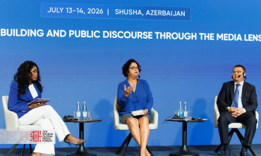 Latifa Akharbach appelle à reconstruire la confiance dans les médias pour préserver la cohésion sociale et la paix à l’ère algorithmique Au Forum Global des Médias de Shusha, en Azerbaïdjan, 13 au 15 juillet 2026