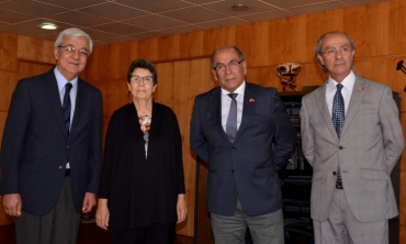 La presidenta de la HACA recibe a una delegación de periodistas chilenos