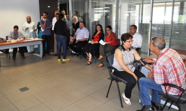 Le personnel de la HACA participe à l’opération du don de sang