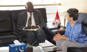 La Présidente de la Haute Autorité, Mme Amina LEMRINI ELOUAHABI, a reçu, le lundi 29 mai 2017, le Président du Haut Conseil de la Communication (HCC) du Tchad, M. Dieudonné DJONABAYE.