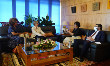 رئيسة الهيأة العليا للاتصال السمعي البصري تجري محادثات مع سفيرة الاتحاد الأوروبي بالمغرب