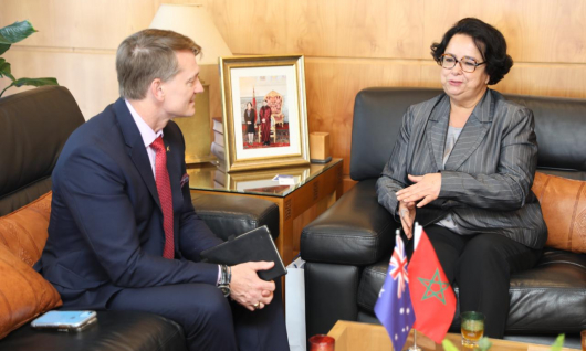 L’ambassadeur d’Australie, M. Damien Donovan, reçu à la HACA