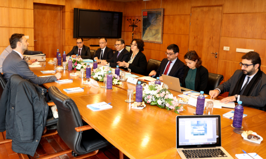 Ms. Akharbach receives a delegation representing special UN Rapporteur on Contemporary forms of racism, racial discrimination, xenophobia and related intolerance