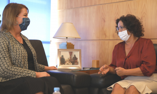 l'Ambassadrice du Canada au Maroc, SE Mme Nell Stewart, reçue à la HACA