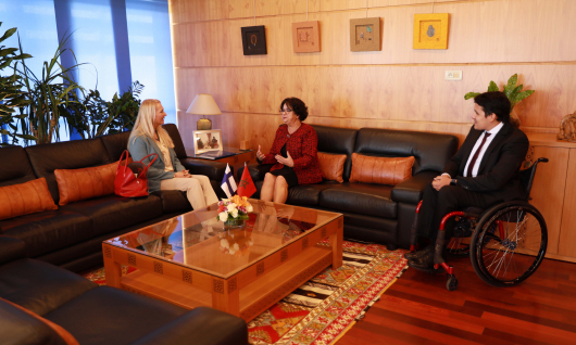 سفيرة فنلندا بالمغرب في زيارة للهيئة العليا للاتصال السمعي البصري
