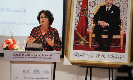 « Les médias peuvent avoir une contribution conséquente à l’effectivité du droit d’accès à l’information » Mme Latifa Akharbach au séminaire sur Le droit d’accès à l’information et l’apport des médias nationaux