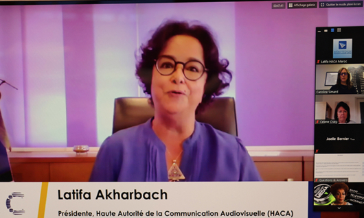 « La transformation numérique des usages médiatiques est éminemment une transformation culturelle des sociétés » Mme Latifa Akharbach au Forum International des Régulateurs