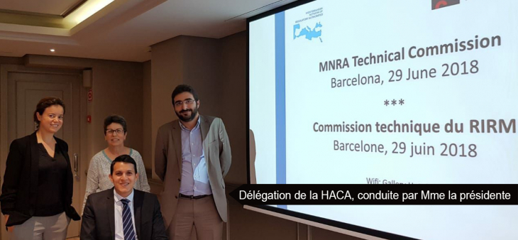 LA HACA PARTICIPE, À BARCELONE, À LA 12ÈME RÉUNION DE LA COMMISSION TECHNIQUE DU RIRM