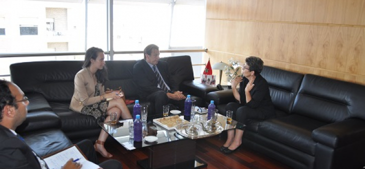 La presidenta de la HACA recibió el nuevo jefe de la Oficina del Consejo de Europa en Rabat