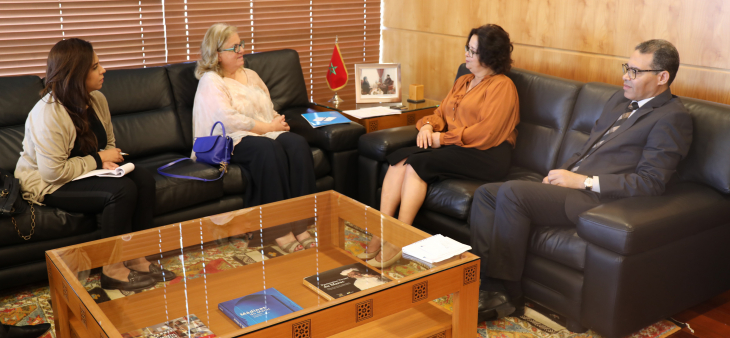 La présidente de la HACA s’entretient avec Mme Golda El Khoury, Directrice du Bureau de l’UNESCO à Rabat 