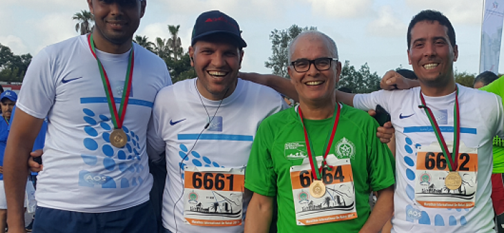 Participación de la HACA en el  Maratón Internacional de Rabat