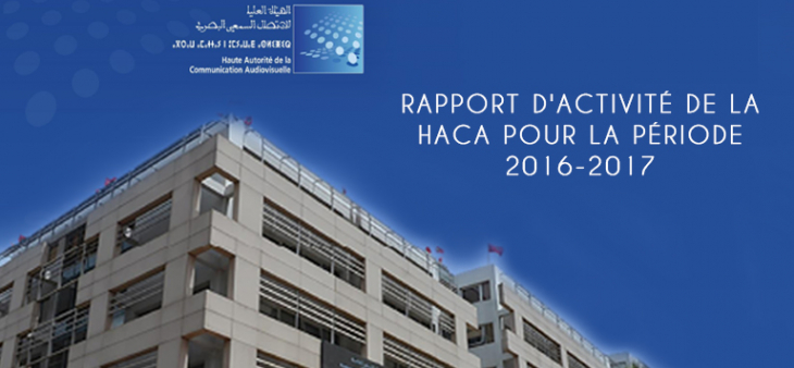 La HACA publie son rapport d’activité pour la période 2016-2017